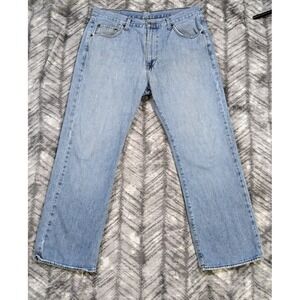 Ralph Lauren Jeans Men's 34 x 30 Ashmore Original Straight Leg Light Stone Denim